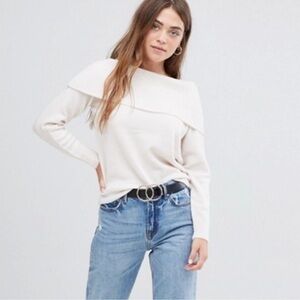 Off the shoulder sweater